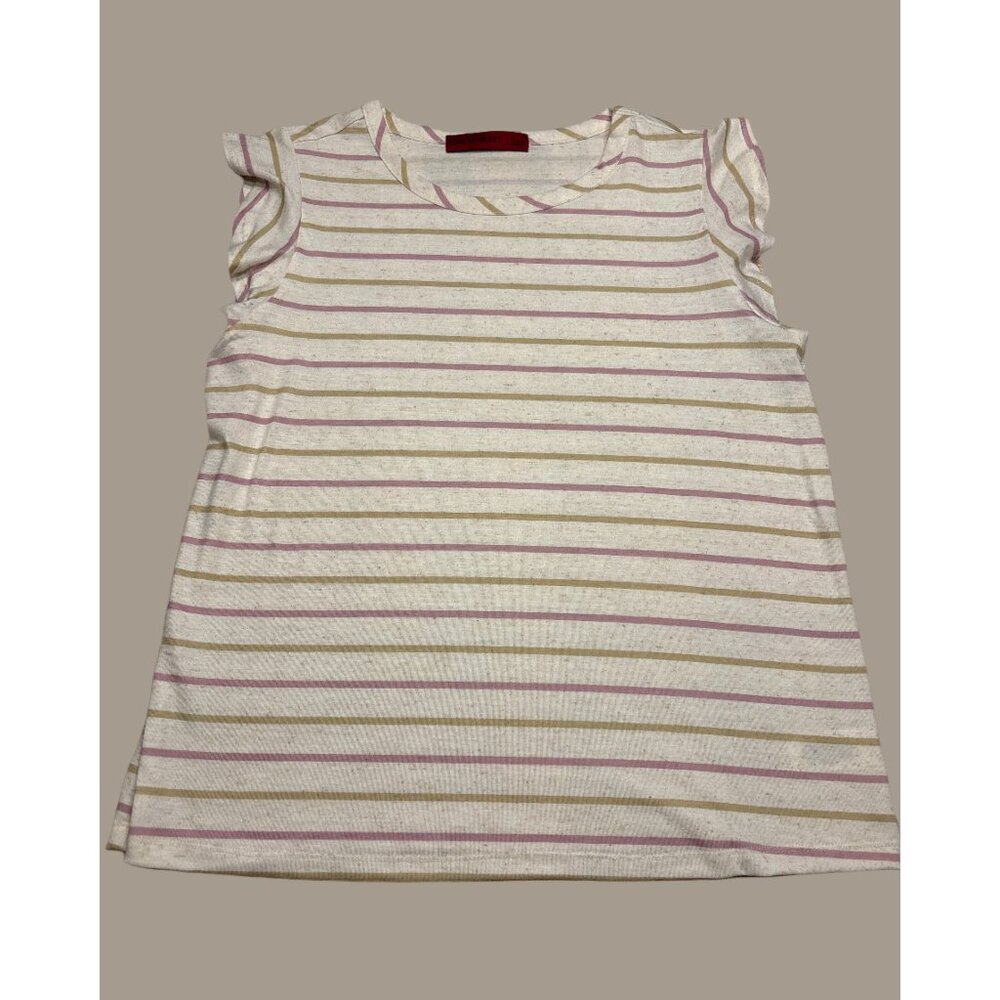 Love‎ Scarlet Short Sleeve T-shirt with Ruffle Sleeves